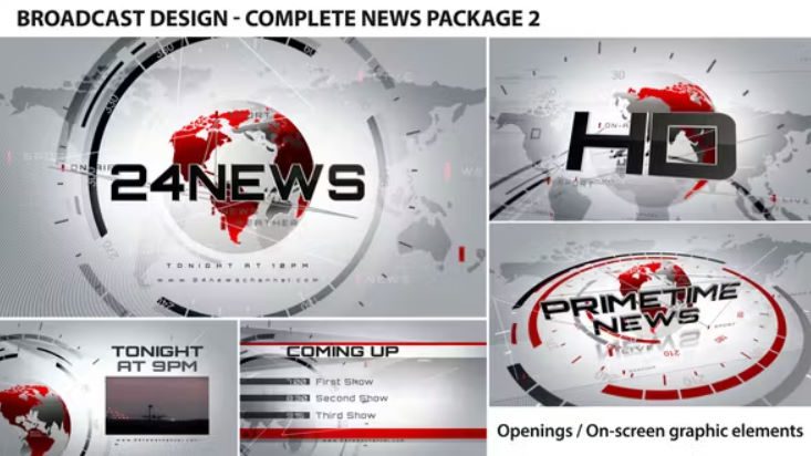 Videohive Broadcast Design – Complete News Package 2 Free