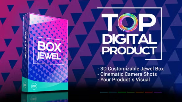 Videohive Digital Product Box Teaser –  Free