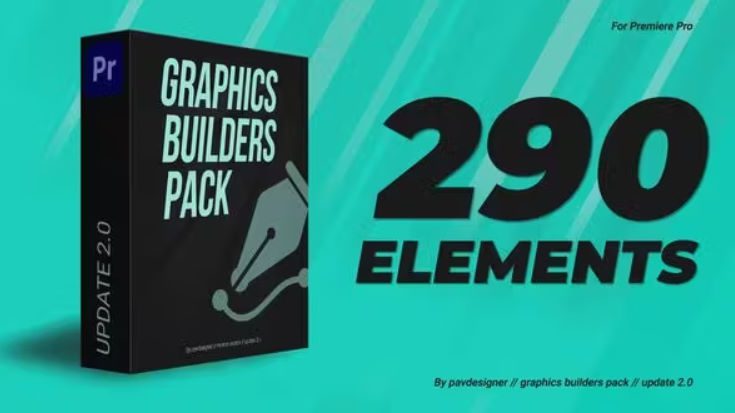 Videohive Graphics builders Pack MOGRT –  Free