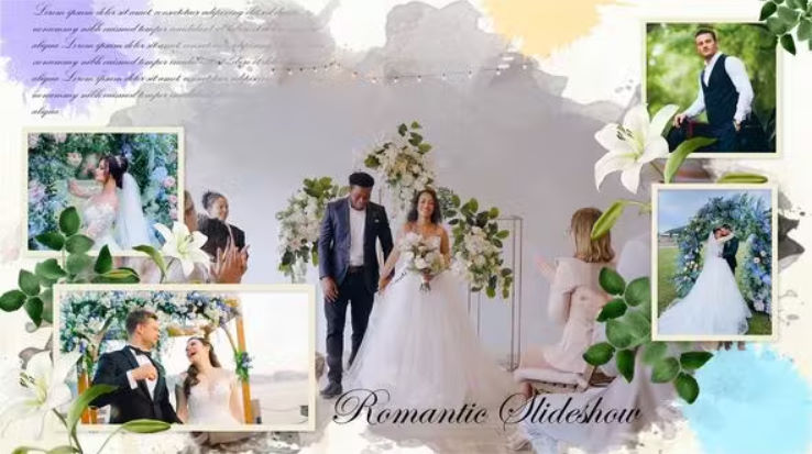 Videohive Ink Wedding Slideshow