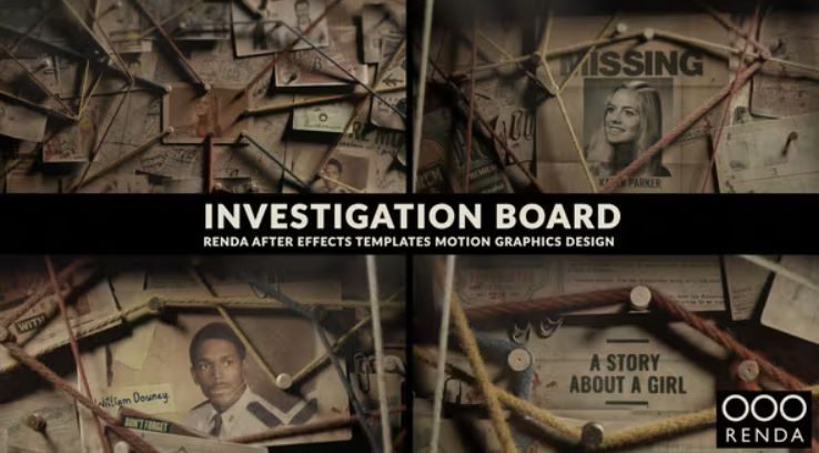 Videohive Investigation Board 43706552 –  Free