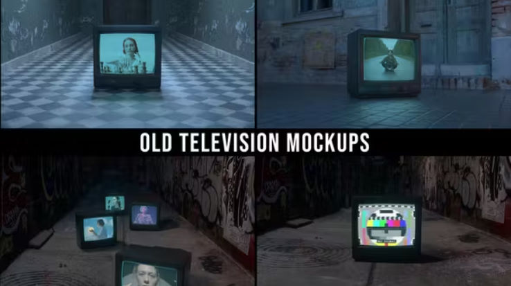 Videohive Old TV Mockups –  Free