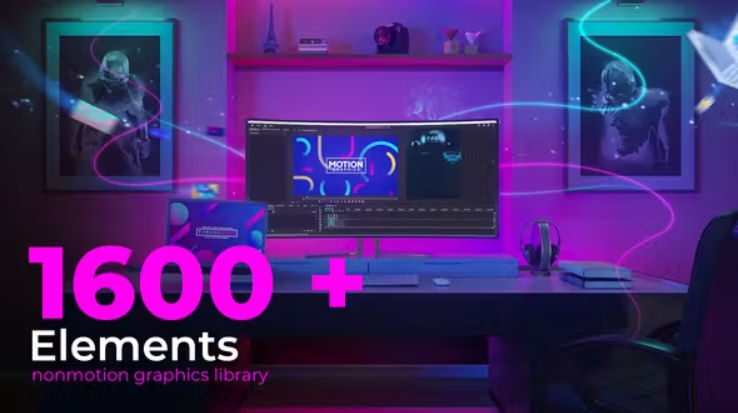 Videohive Pack | Nonmotion Graphics Library | Extension for Premiere Pro Free