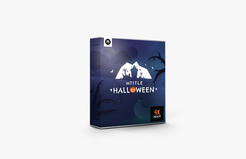 MotionVFX mTitle Halloween -