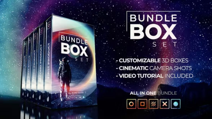 Videohive Bundle Box Set for Your Products or Services Free