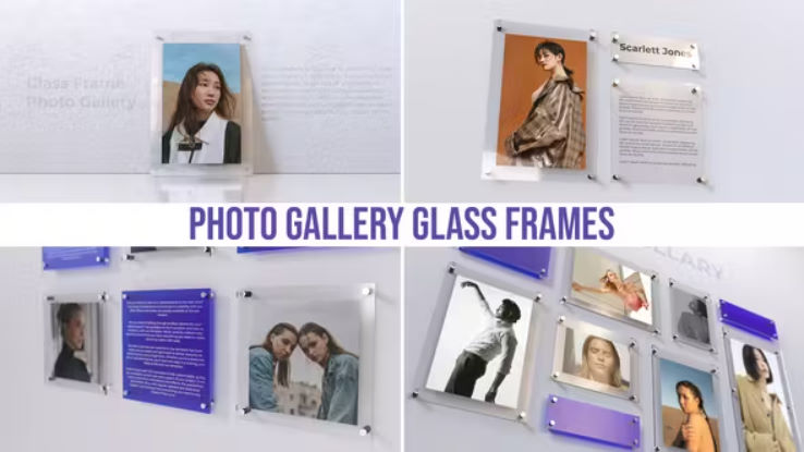 Videohive Photo Gallery | Glass Frames Free