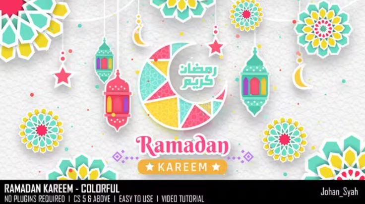 Videohive Ramadan Kareem – Colorful –  Free