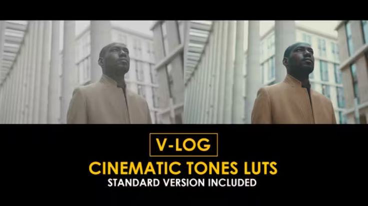 Videohive V-Log Cinematic Tones and Standard Color LUTs Free