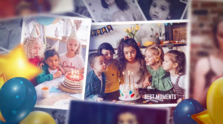 Videohive Birthday slide Show