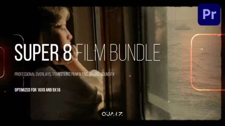 Videohive Super 8 Film Bundle for Premiere Pro Free