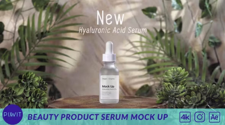 Videohive Beauty Product Serum Mock Up Free