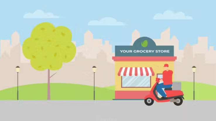 Videohive Online Grocery Delivery –  Free